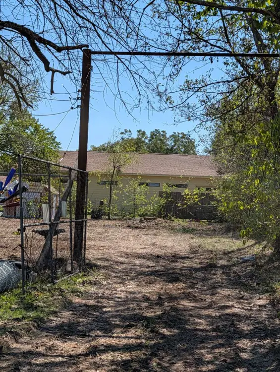 Cleared property area from the Good Neighbors Blitz