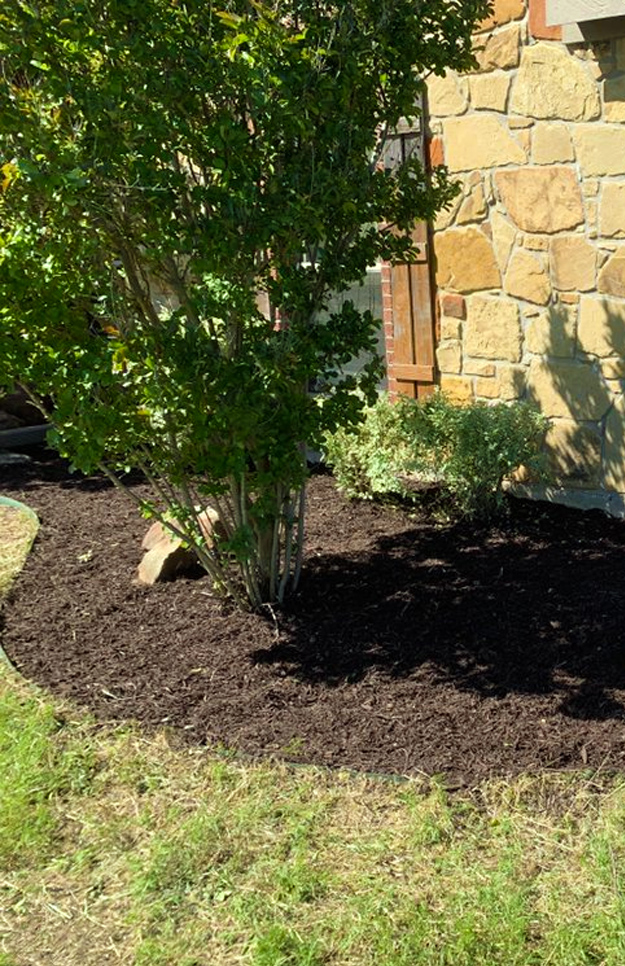 Mulch Installation In Springtown Tx Mulching Services